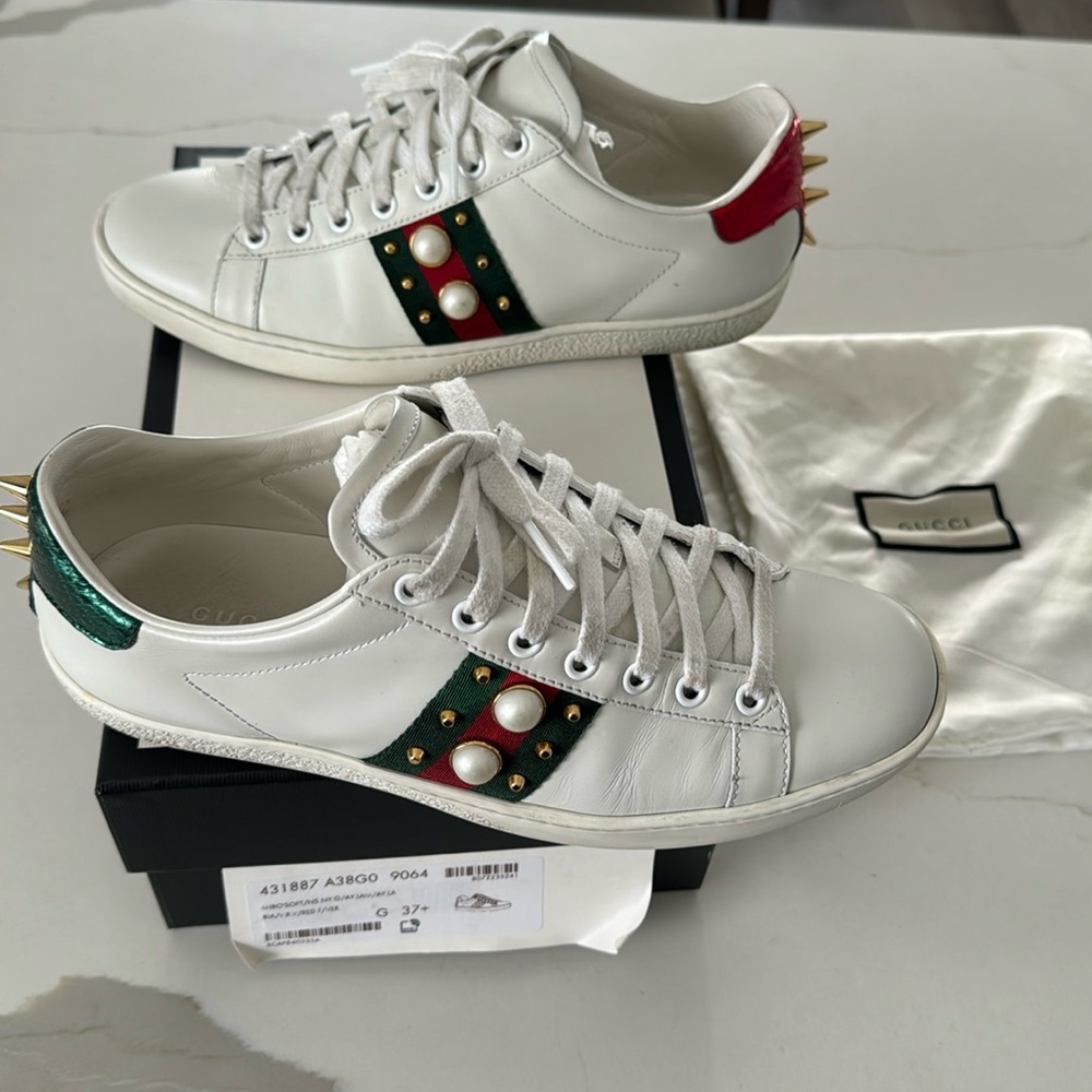 Gucci Ace studded sneakers
